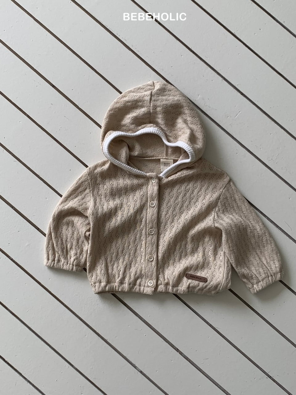 Soft textured hoodie