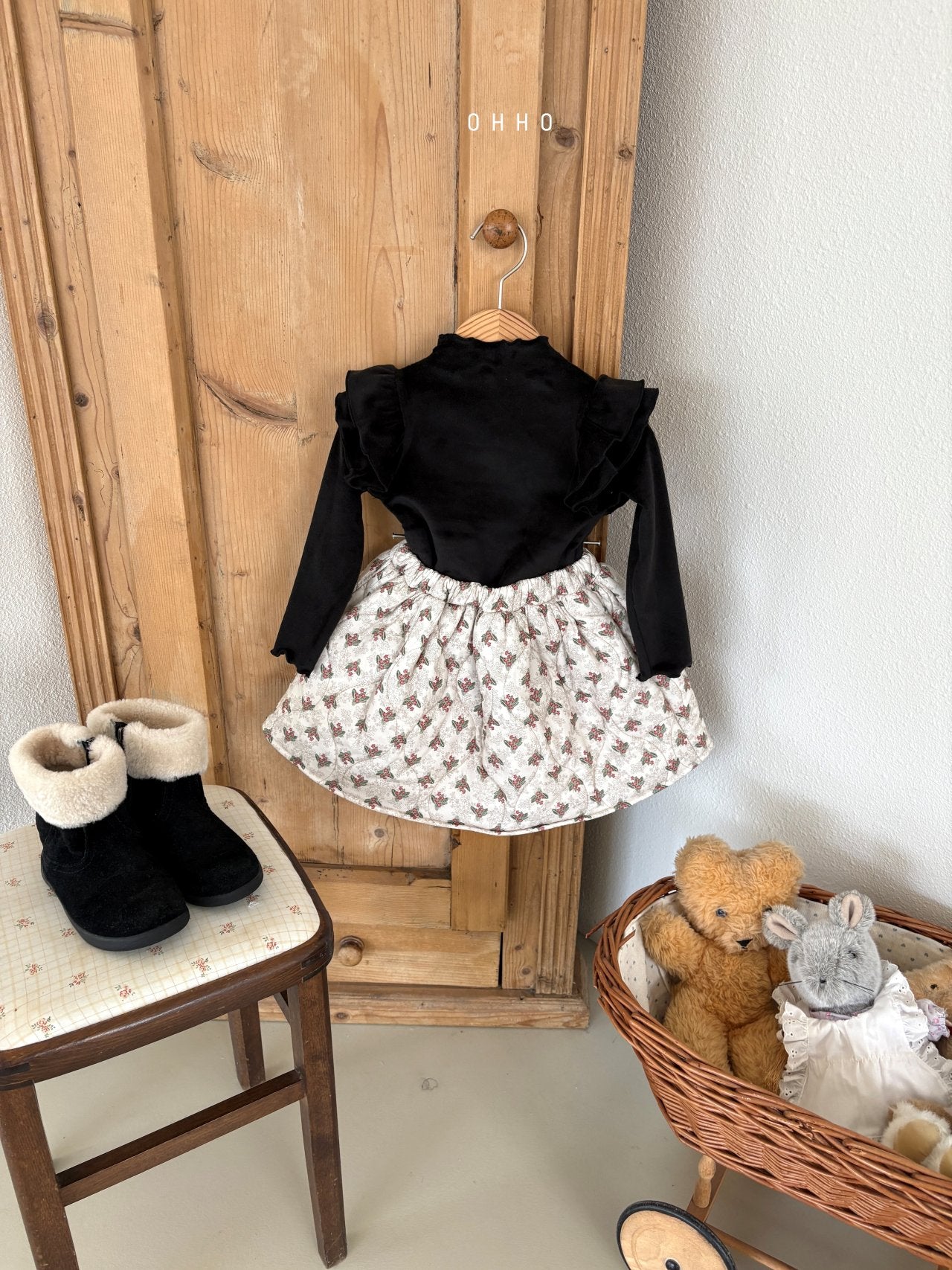 Snowberry quilted skirt