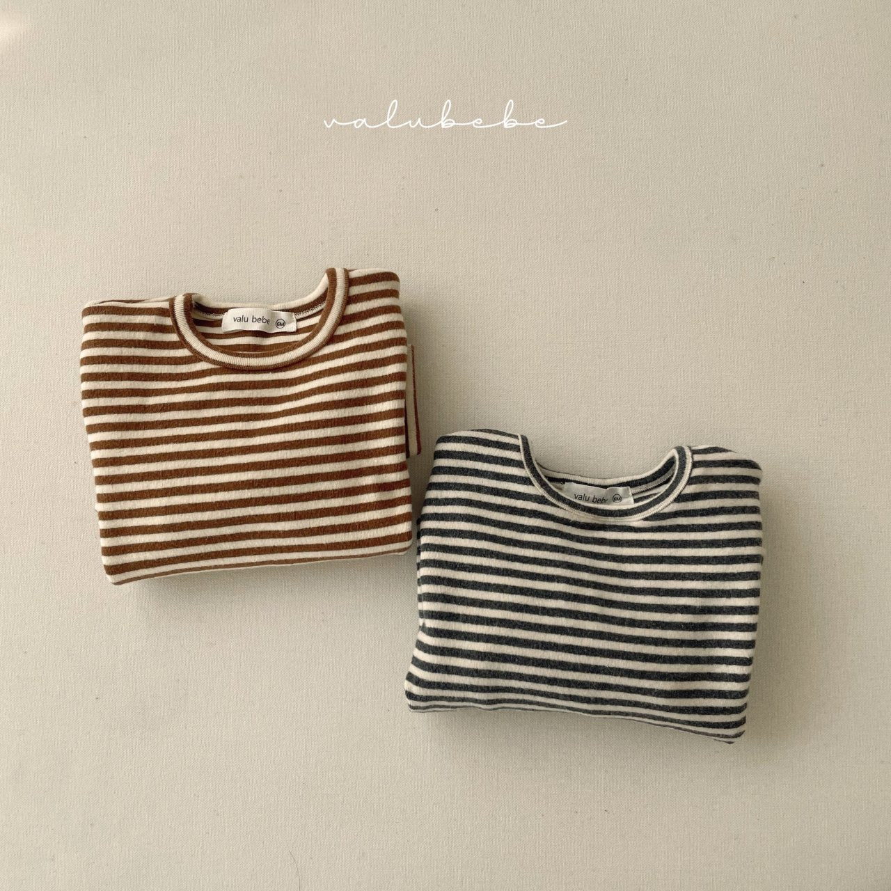 Stripe fluffy T