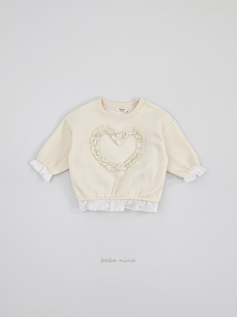 Heart Frill Sweatshirt