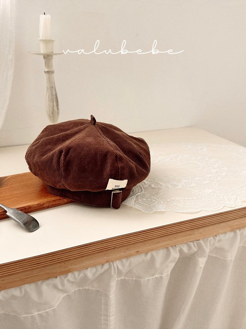 Roman corduroy beret (baby)