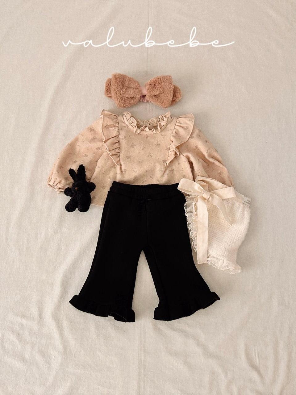 Fur ribbon hairband (baby)