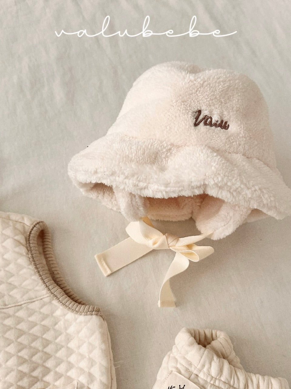 Fur earmuff bucket hat (baby)
