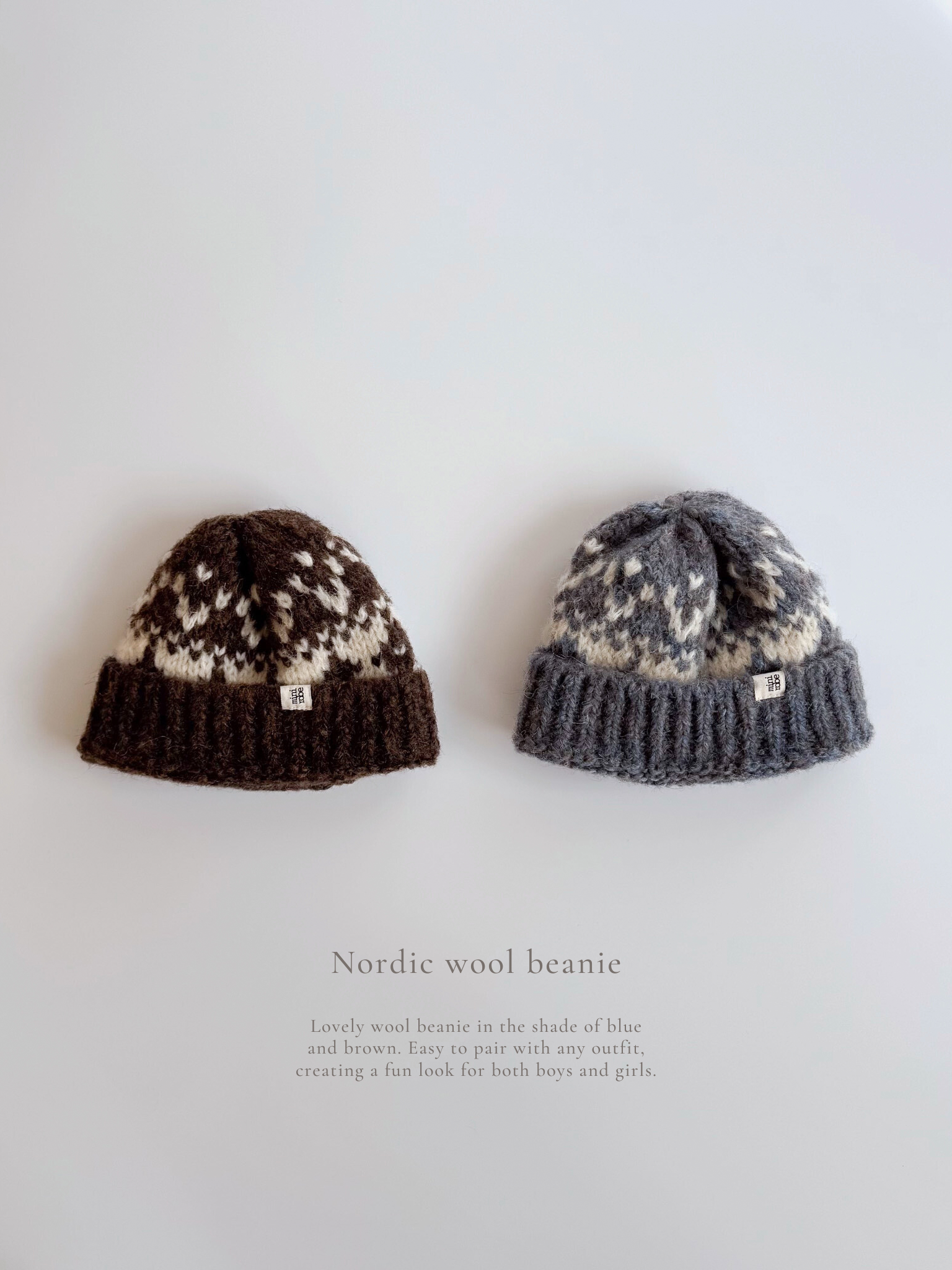 Nordic wool beanie