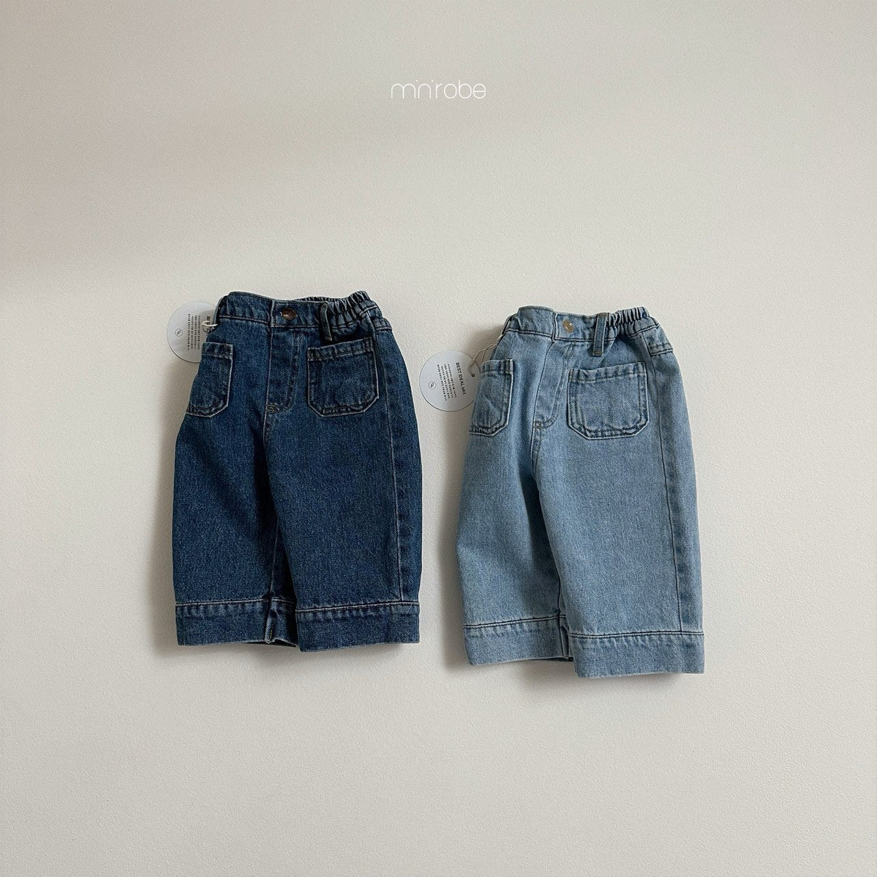 Pocket denim pants