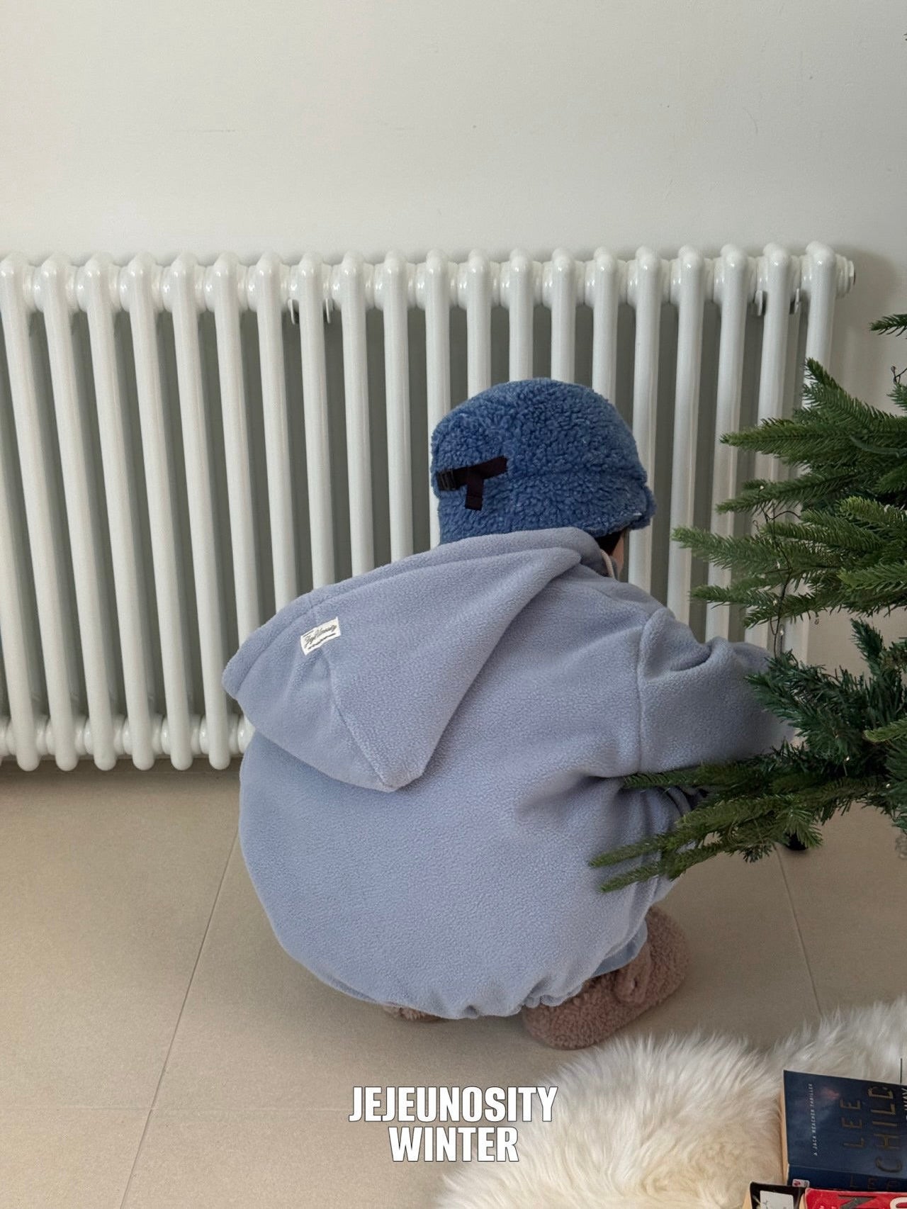 Ive reversible hooded jumper