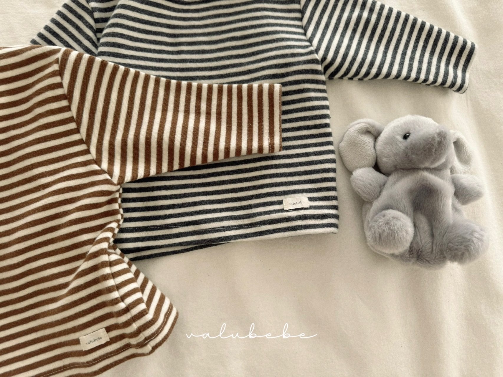 Stripe fluffy T