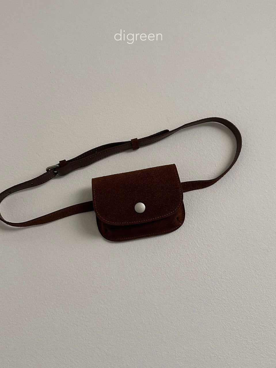 Mini suede belt bag