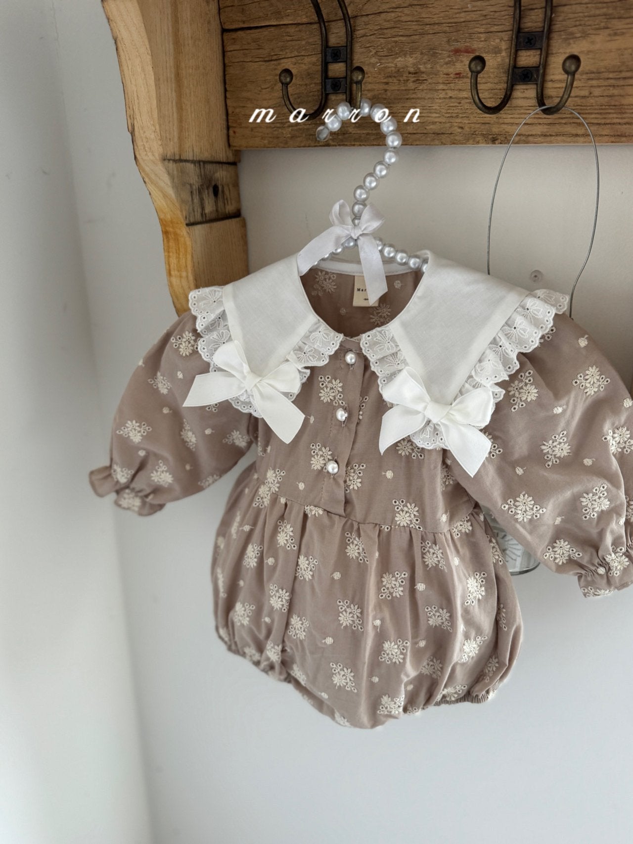 Petit ribbon rompers