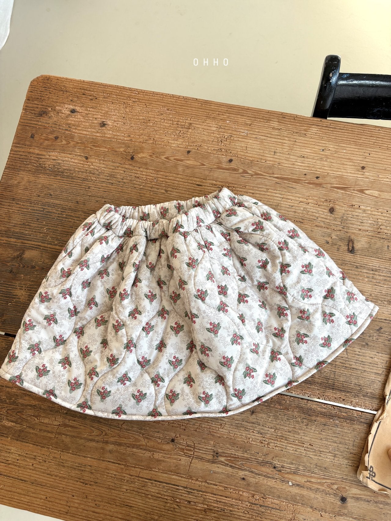 Snowberry quilted skirt