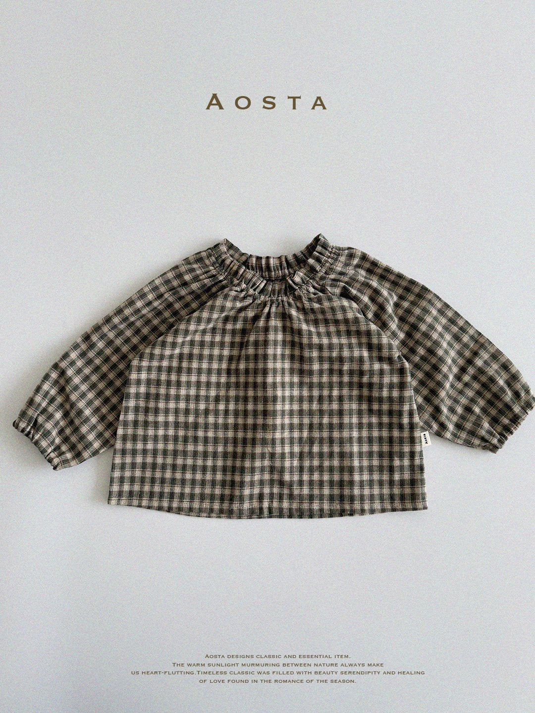 Le check blouse