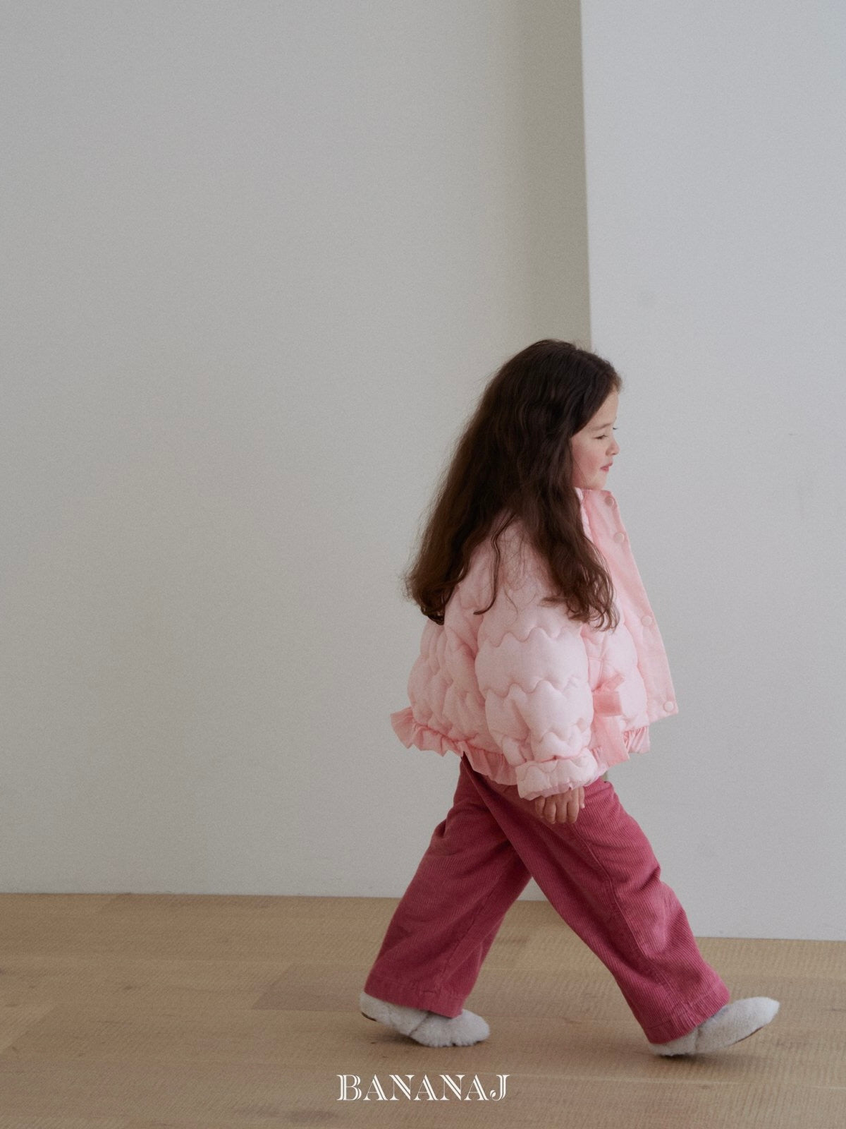 Ribbon padding jacket