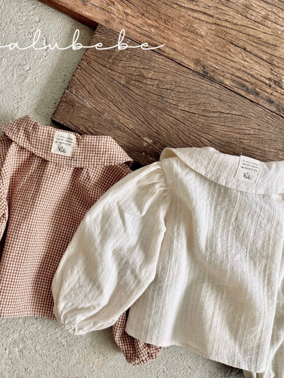 Ribbon collar blouse (baby)