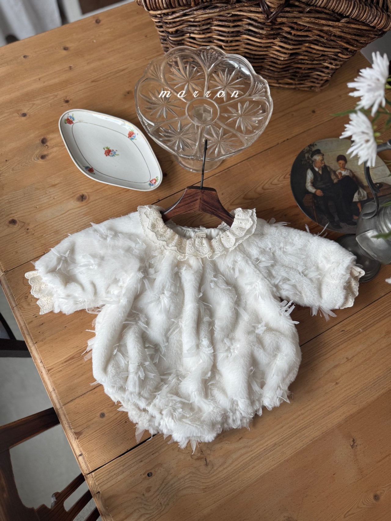 Luna frill rompers