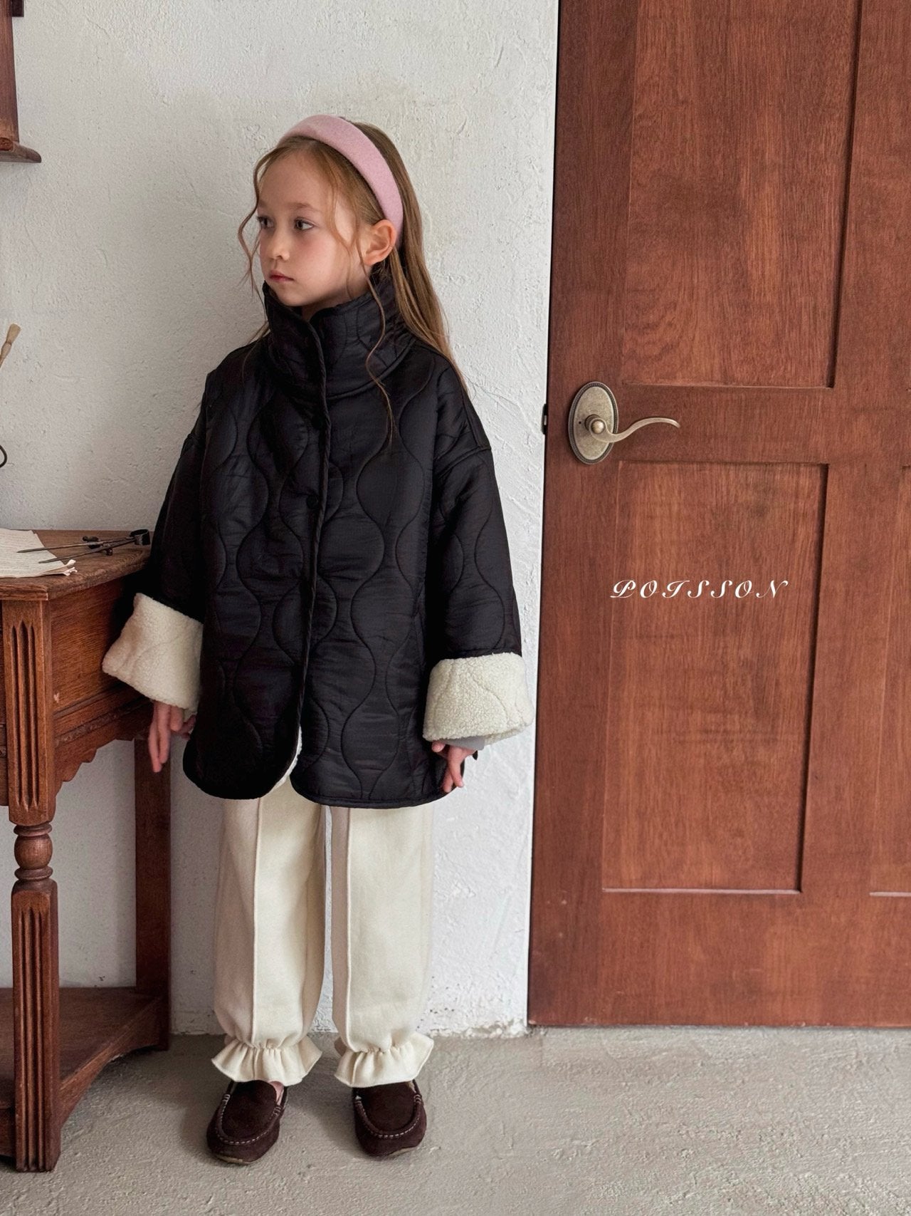 Petit frill jogger pants