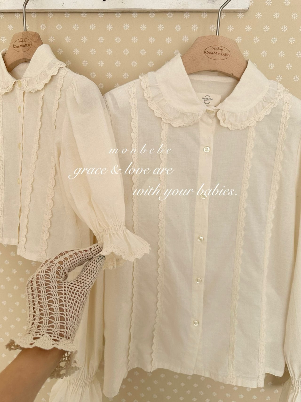 pepe lace blouse (mom size)
