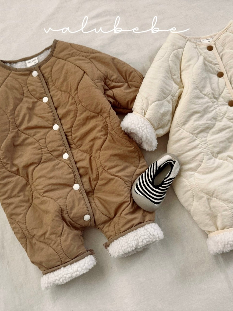 Button quilted coverall (baby)