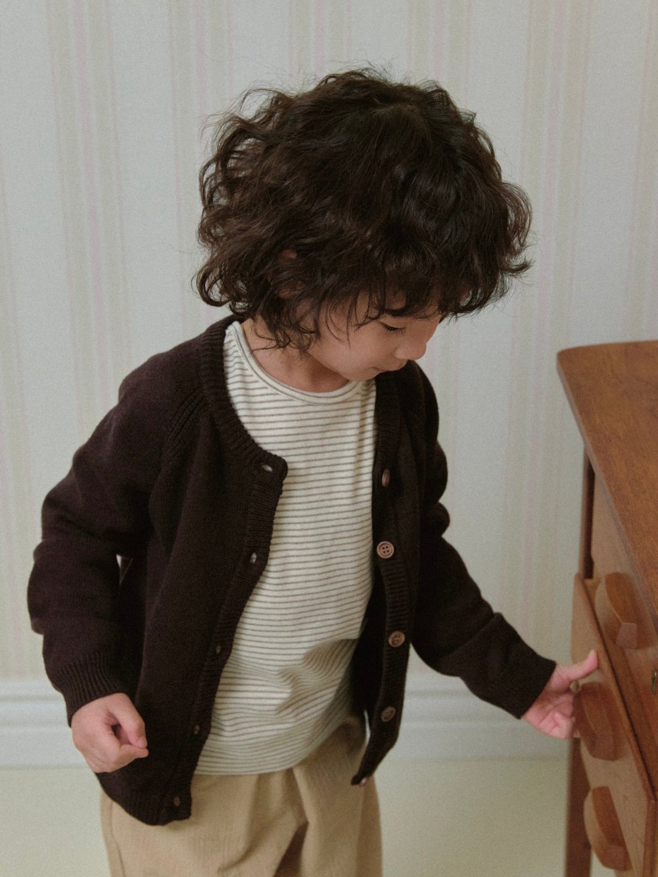 Spring knit cardigan