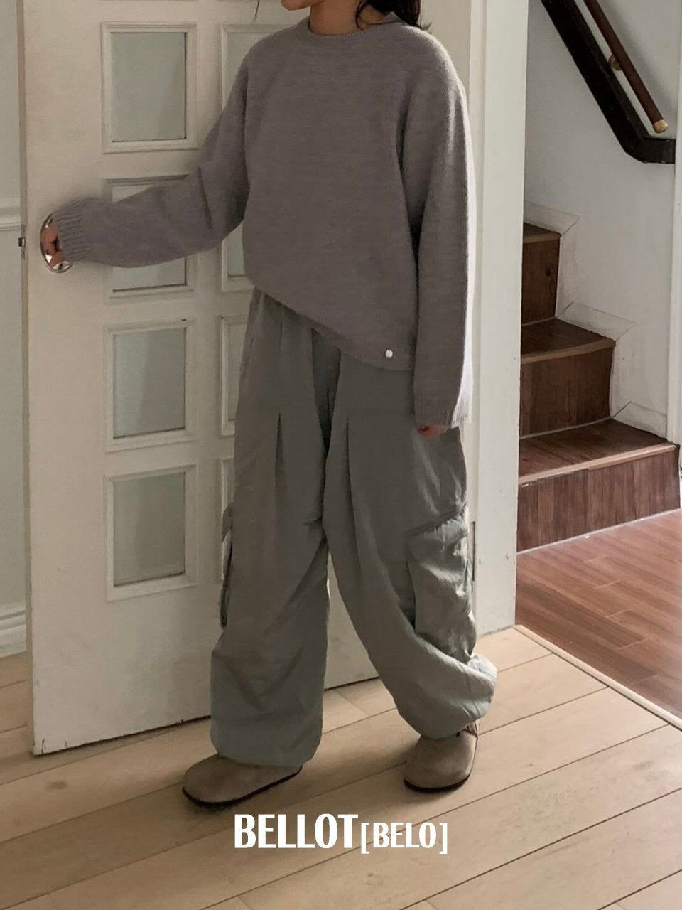 Berry knit (mom size)