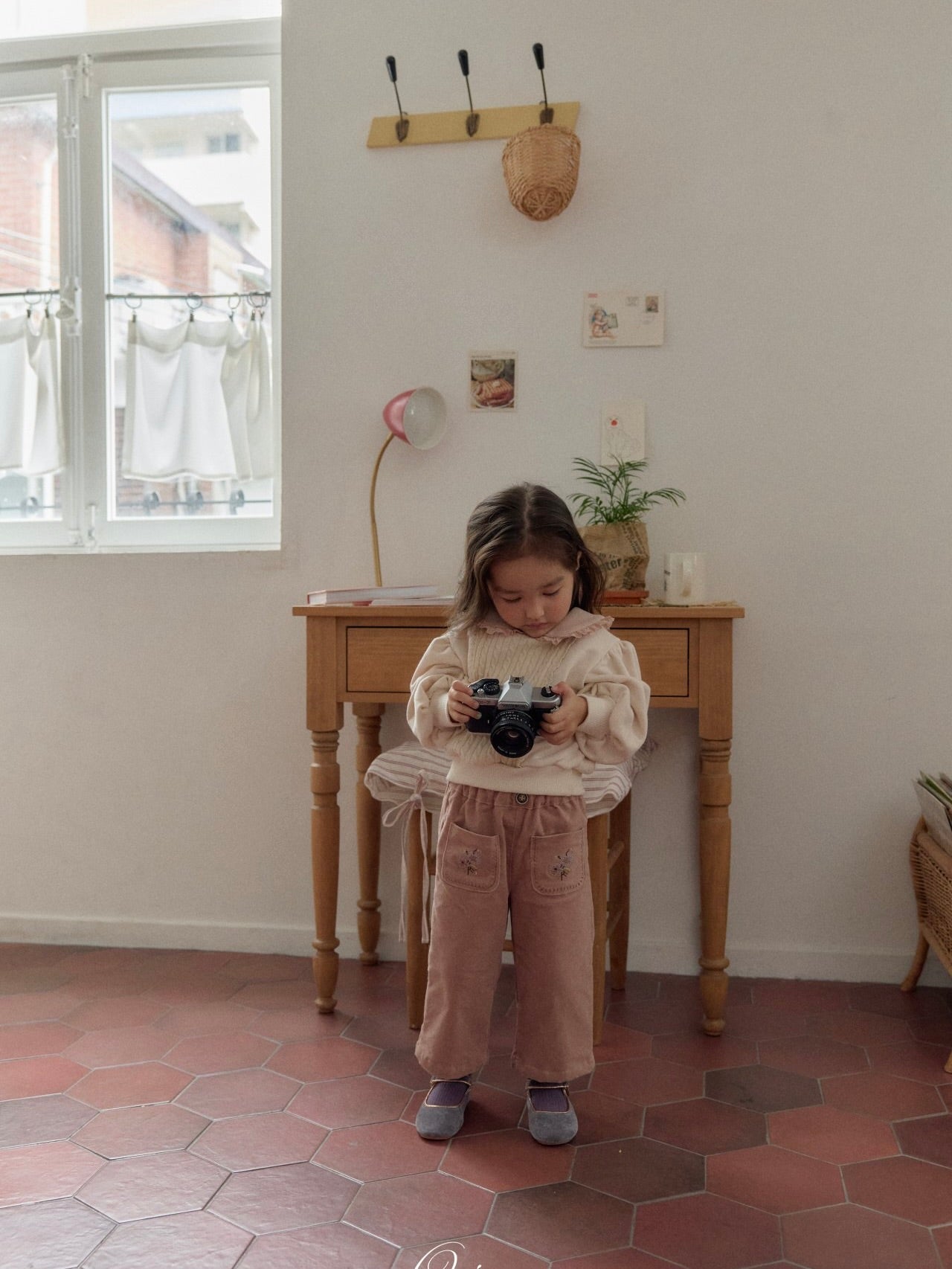 Clement embroidery pants