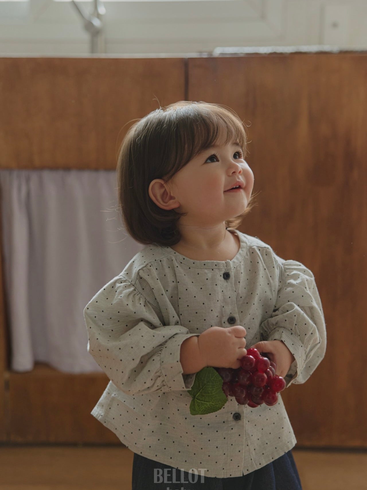 Bebe bonbon dot blouse