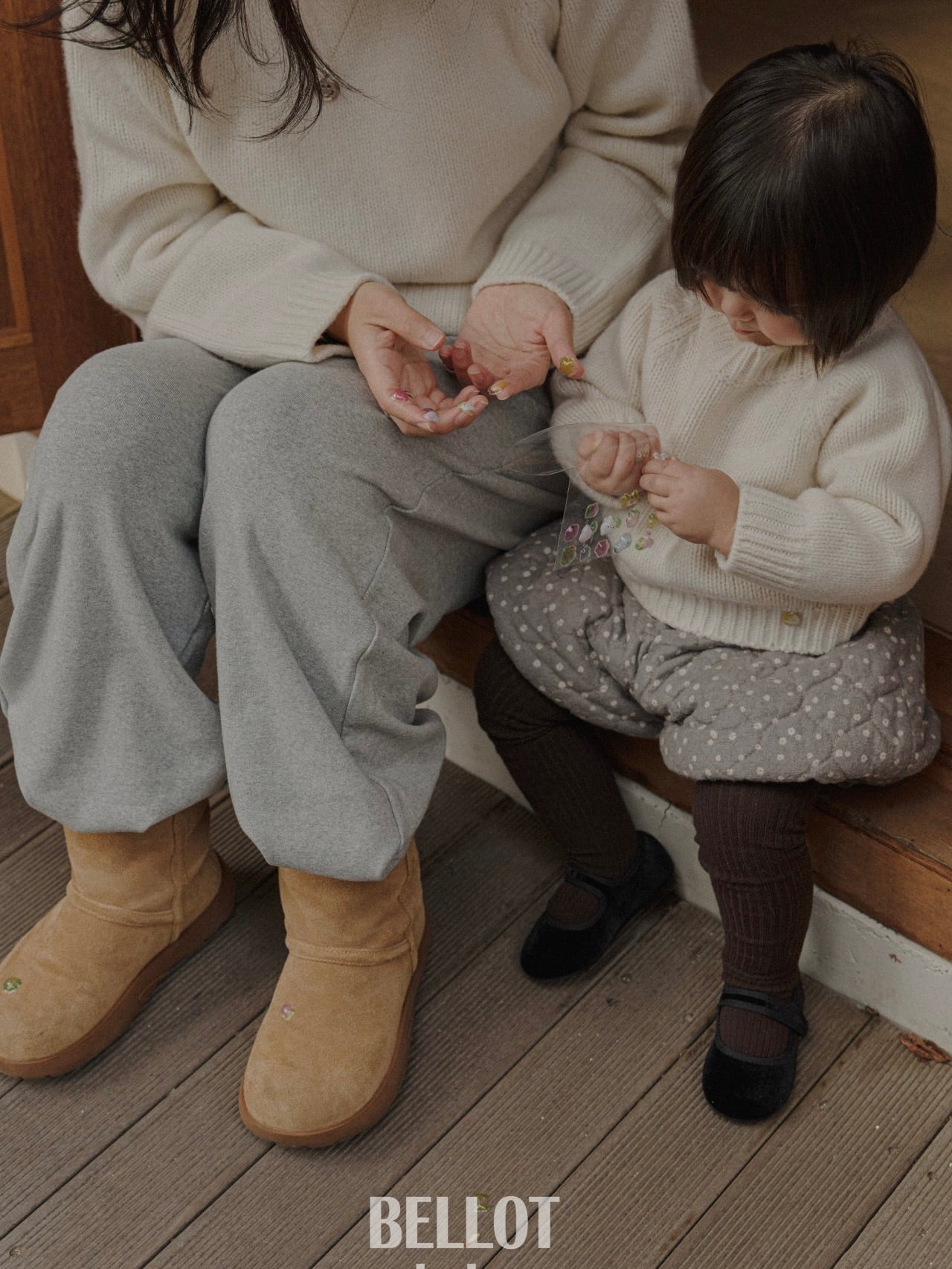 Berry knit (mom size)