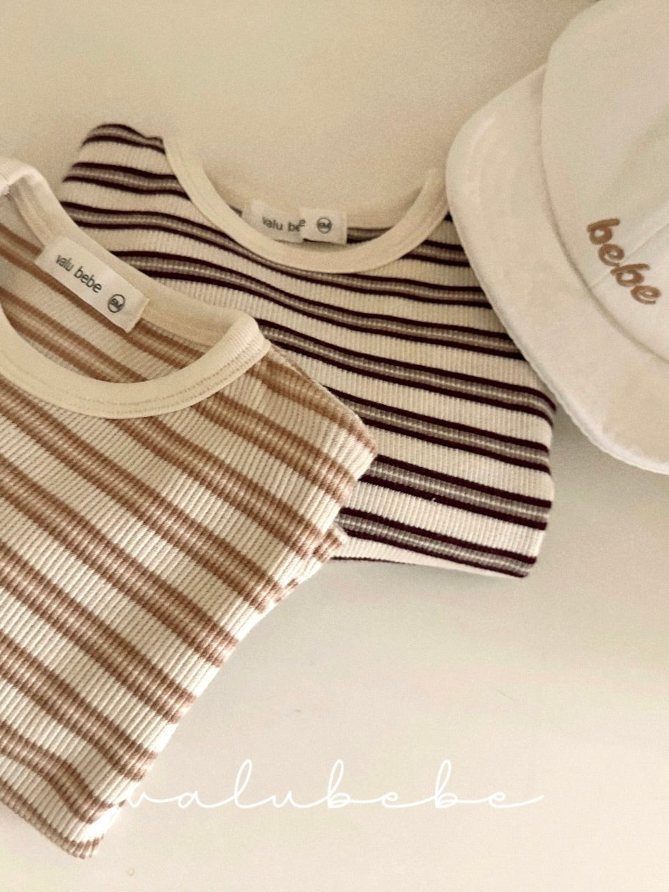 Rosé striped T shirt