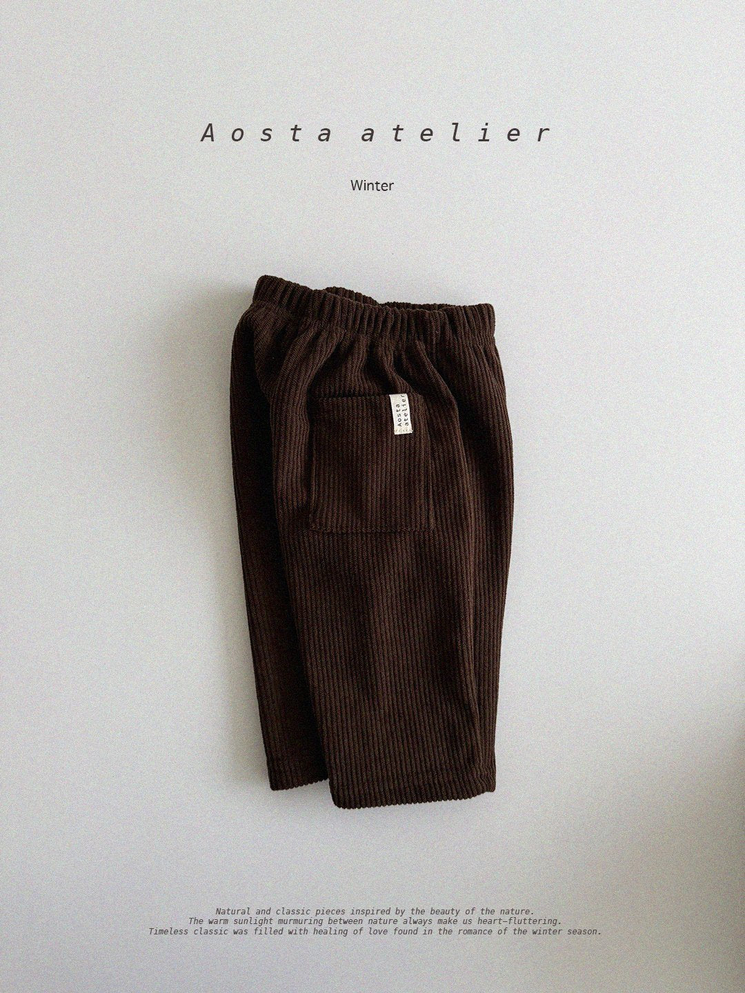 Corduroy pants