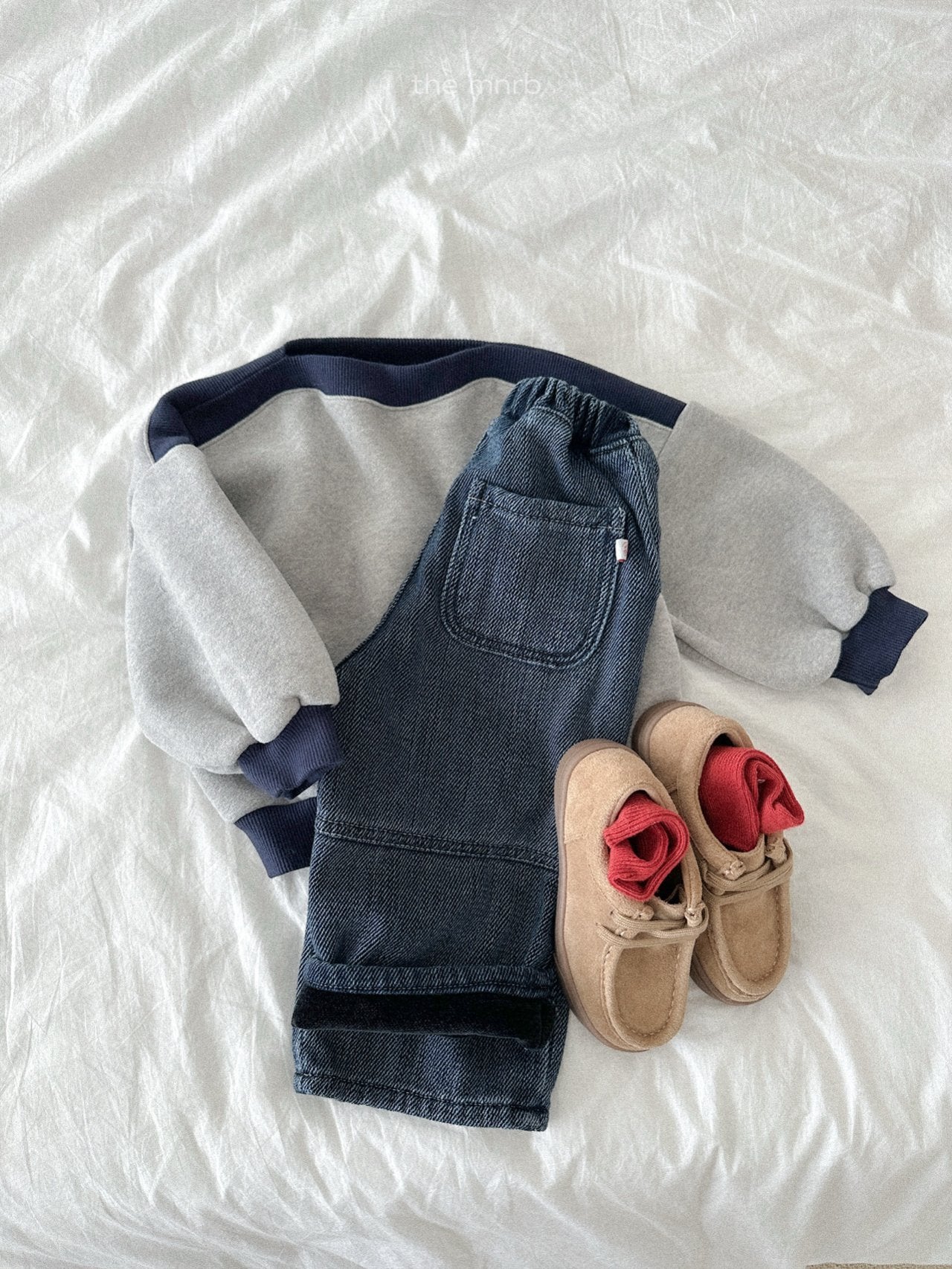Row denim pants