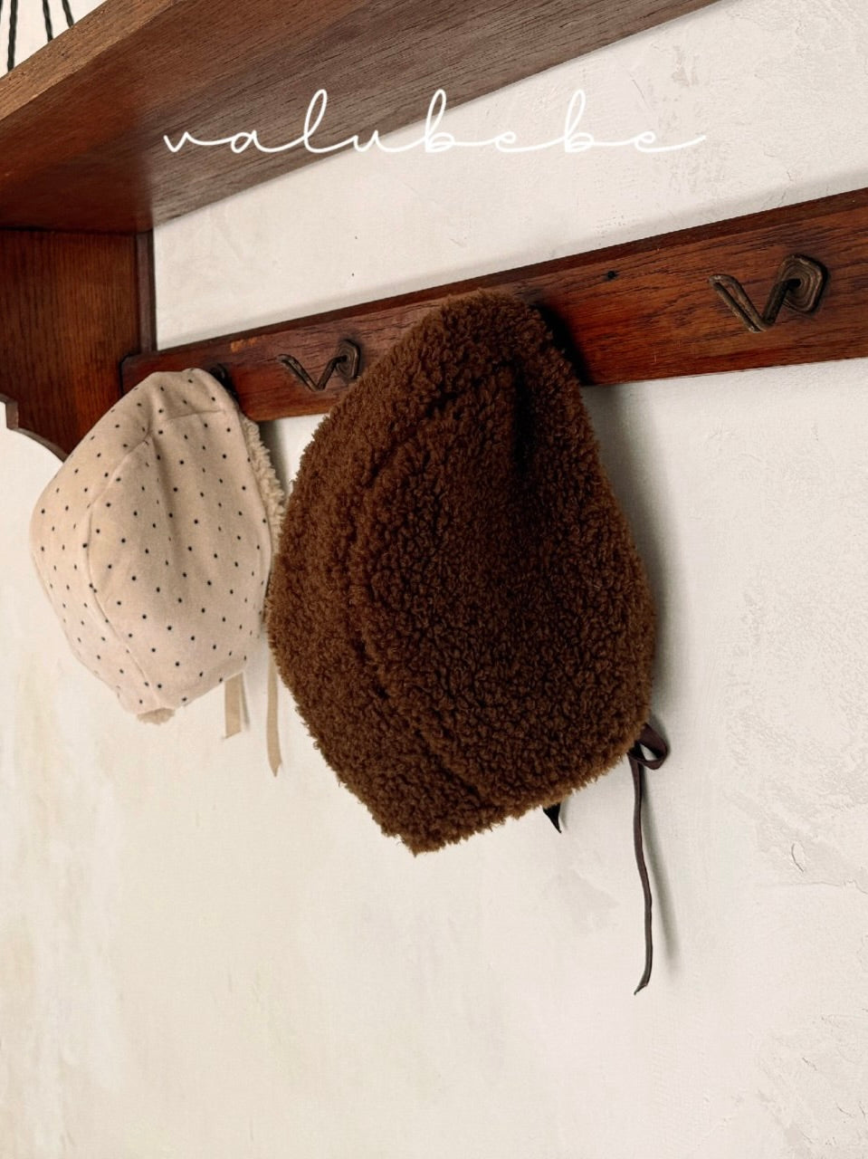 Teddy bear reversible bonnet (baby)