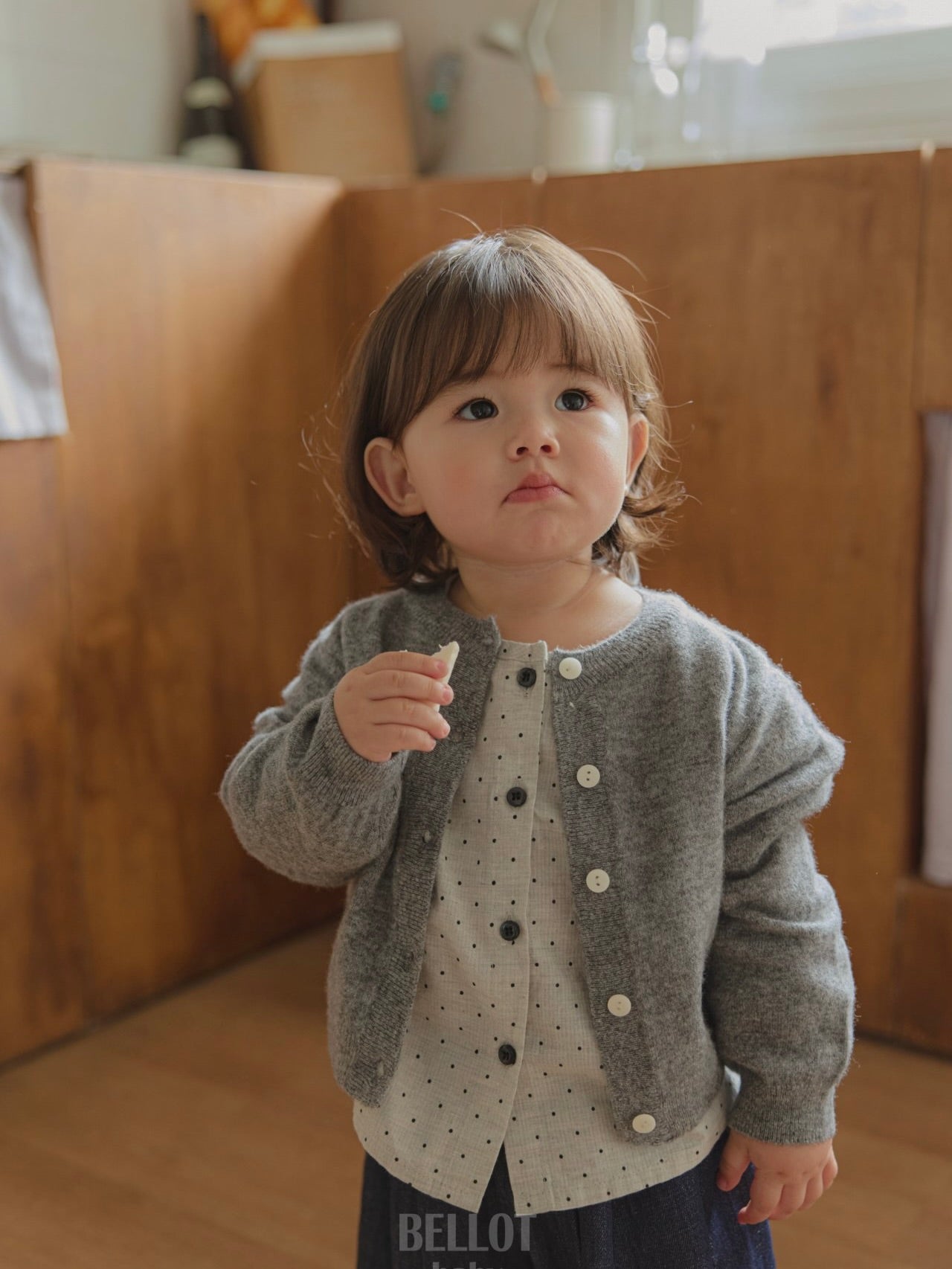 Bebe bonbon dot blouse