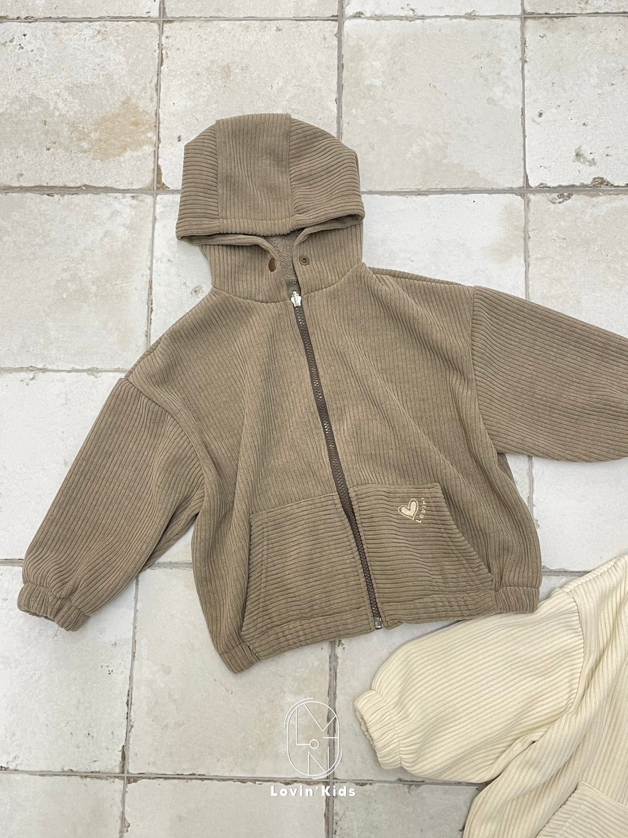 Warm zip-up hoodie