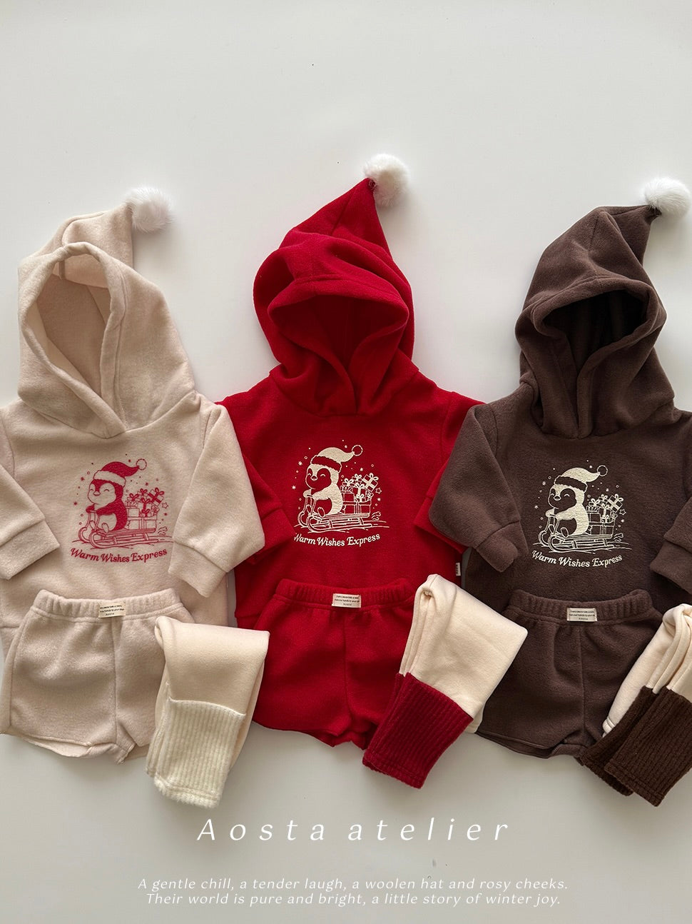 Winter penguin hoodie