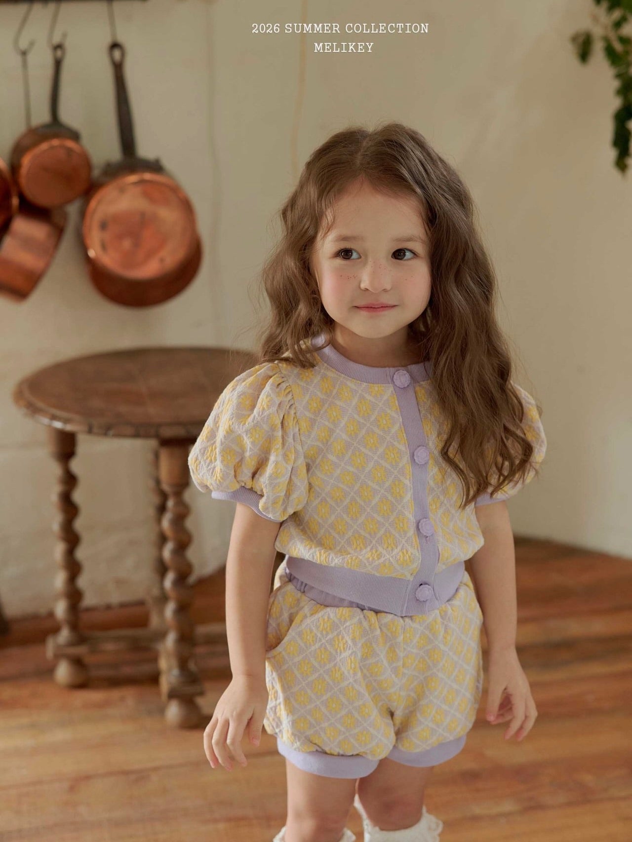 Rika flower puff cardigan