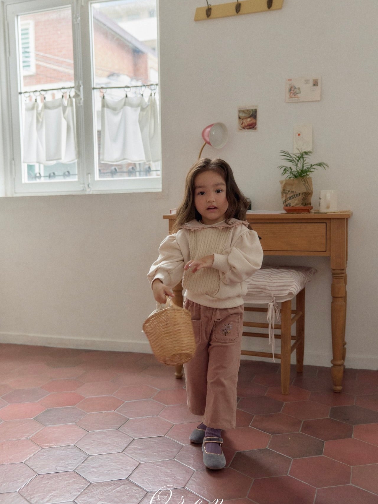 Clement embroidery pants