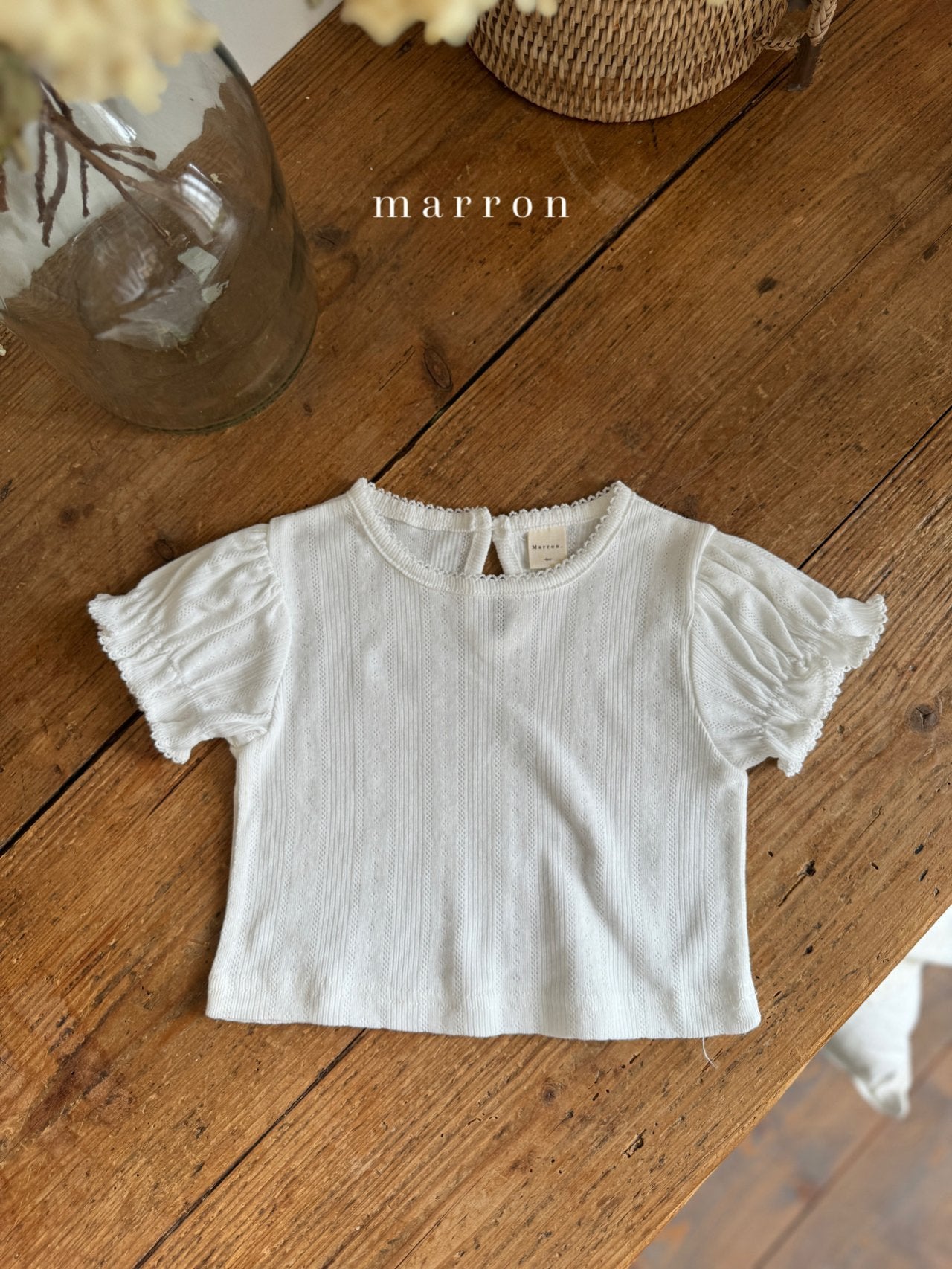 Willow eyelet T shirt