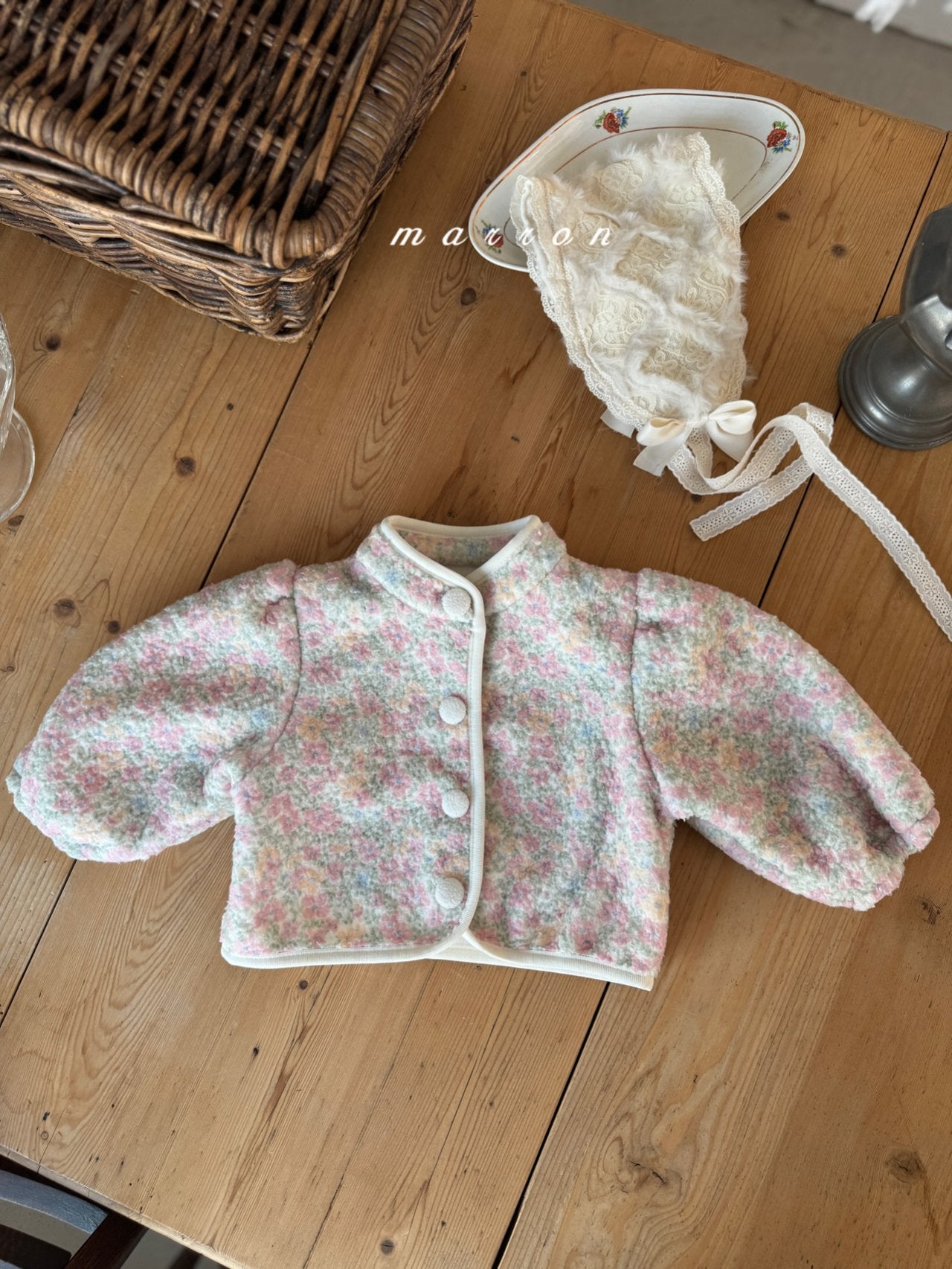 High neck fleece jacket