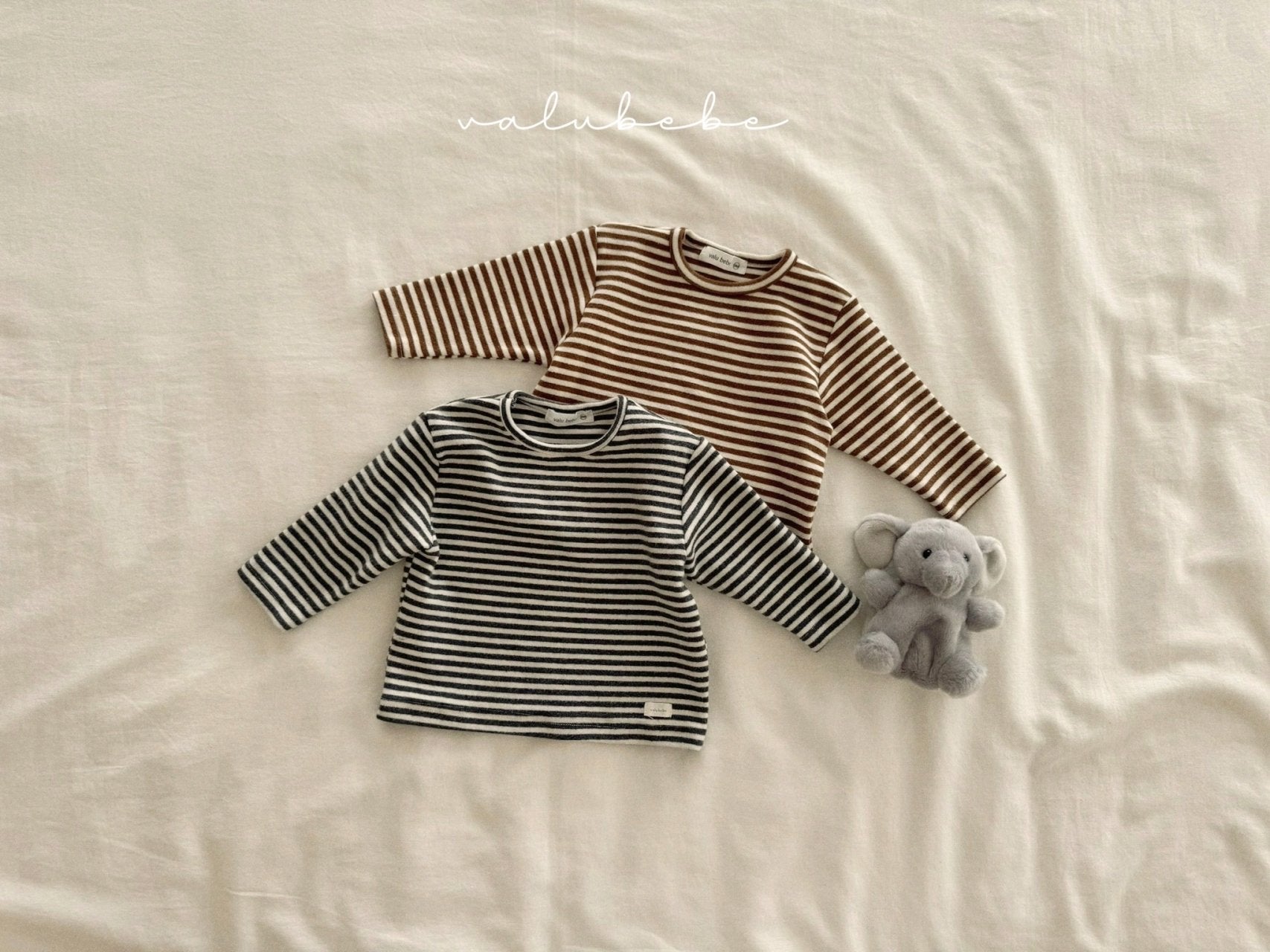 Stripe fluffy T