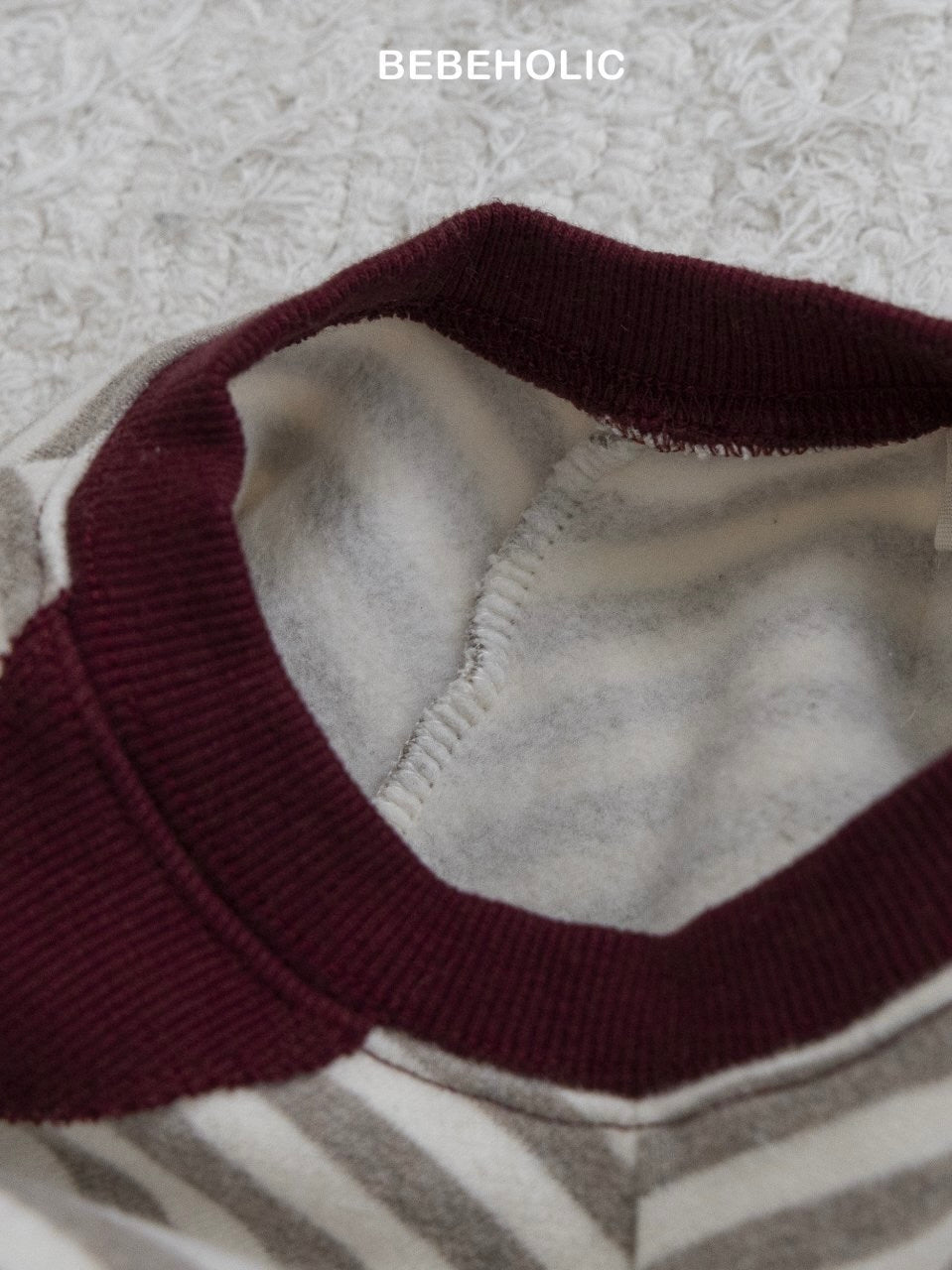 Papillon stripe rompers