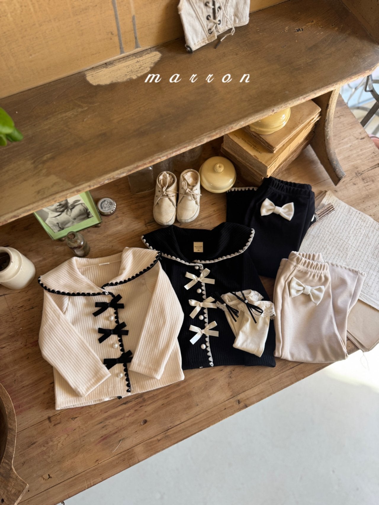 Sailor ribbon cardigan