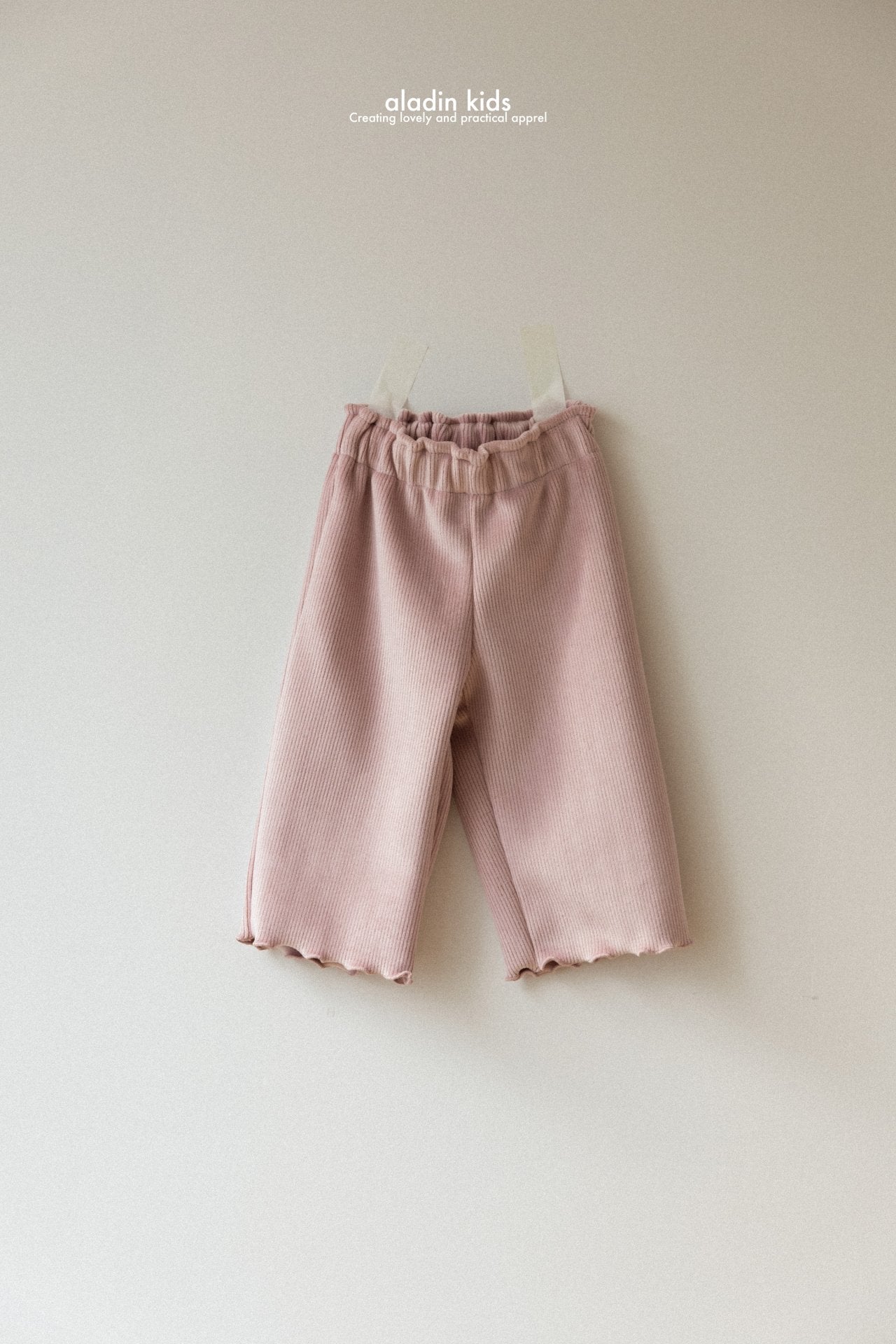 Winter cozy rib pants