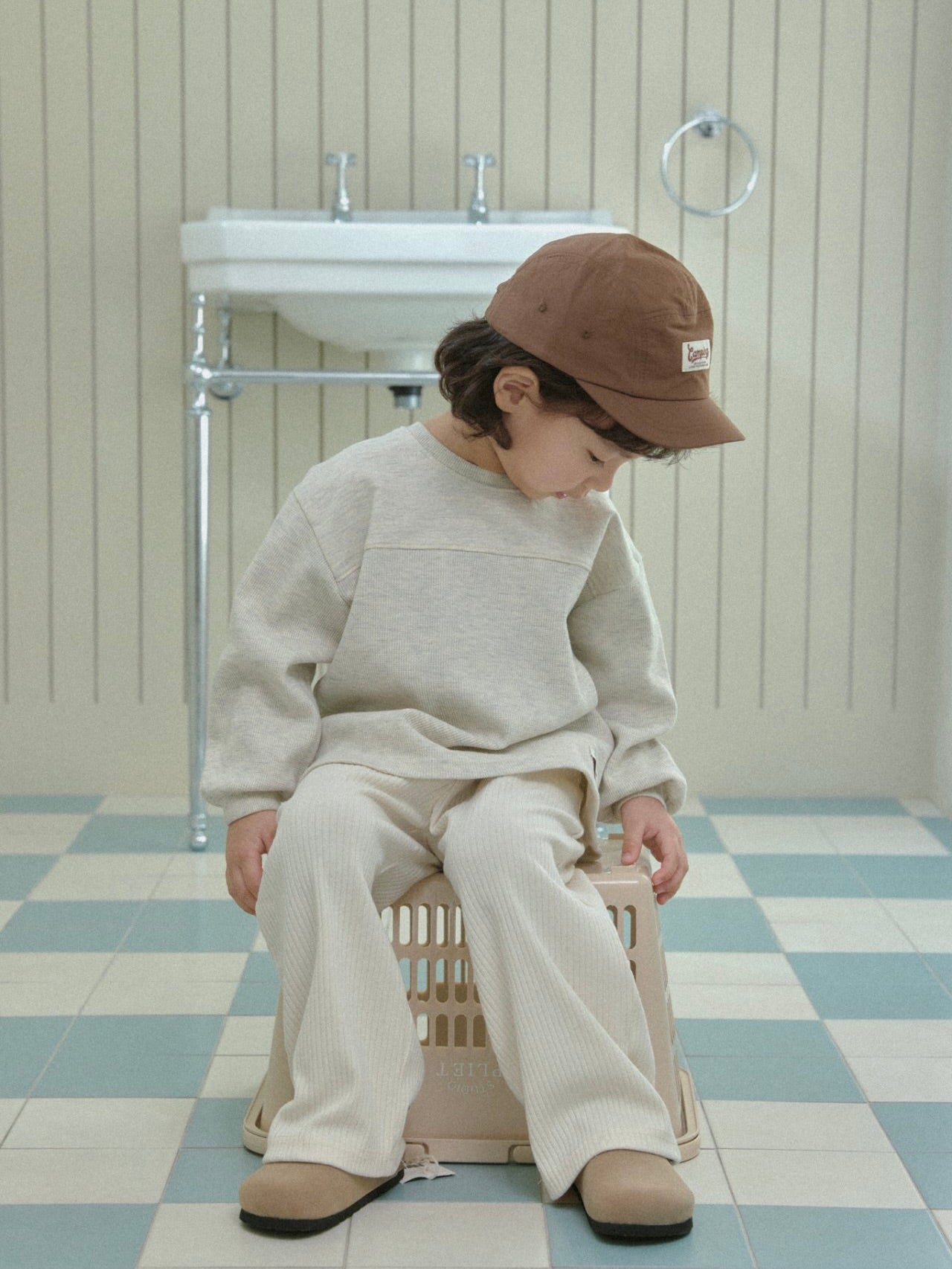 Contrast long sleeve T