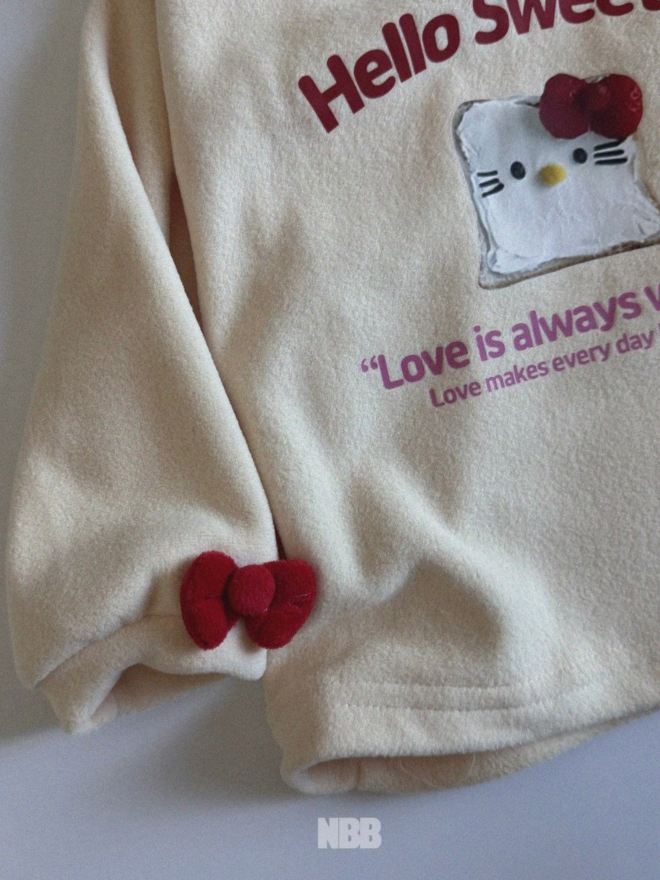 Sweetie ribbon sweatshirt