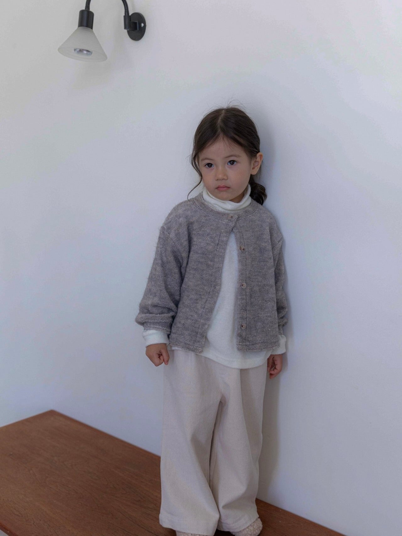 Knit cardigan (knit muffler)