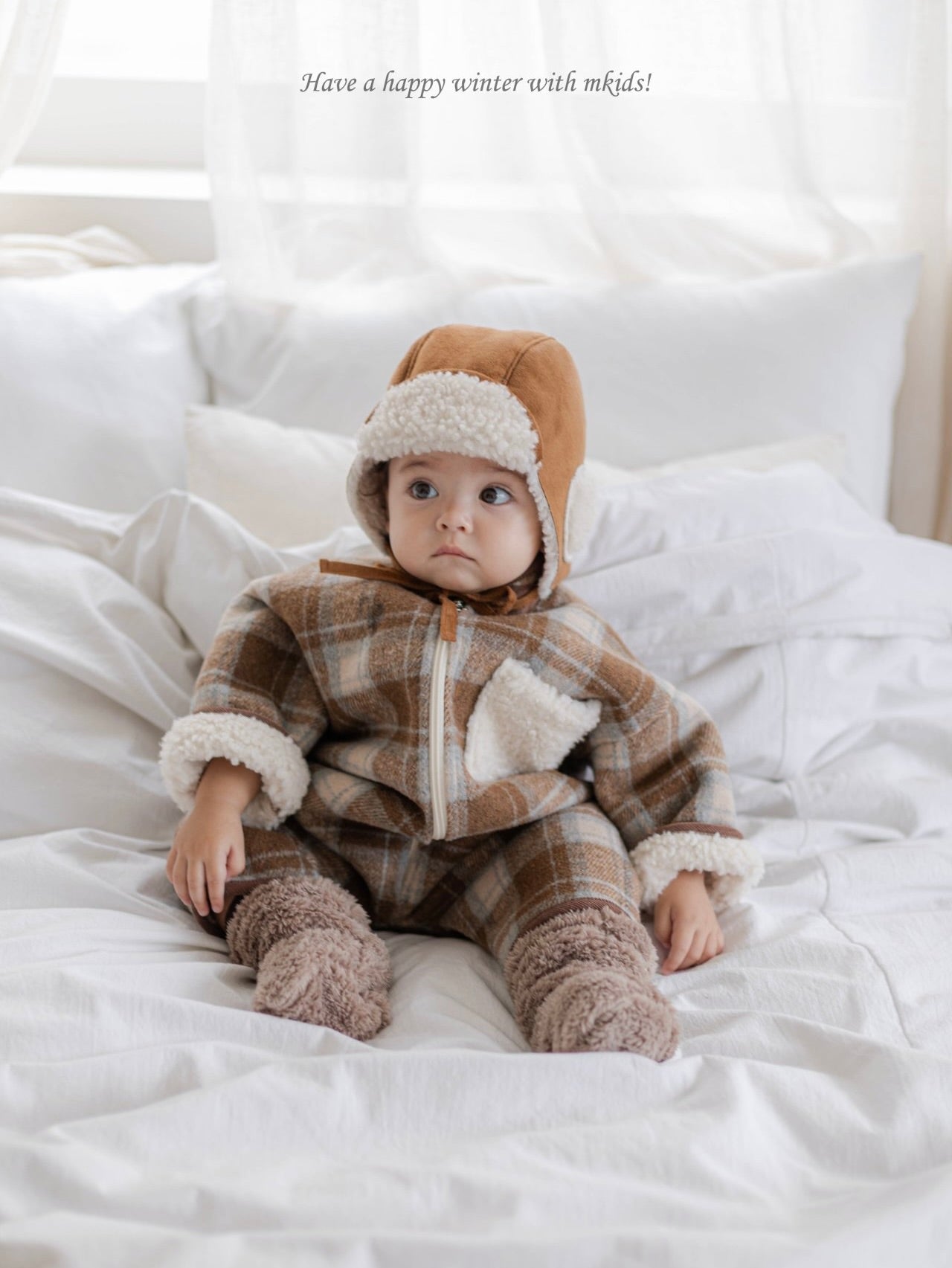 Soft fleece foot muff