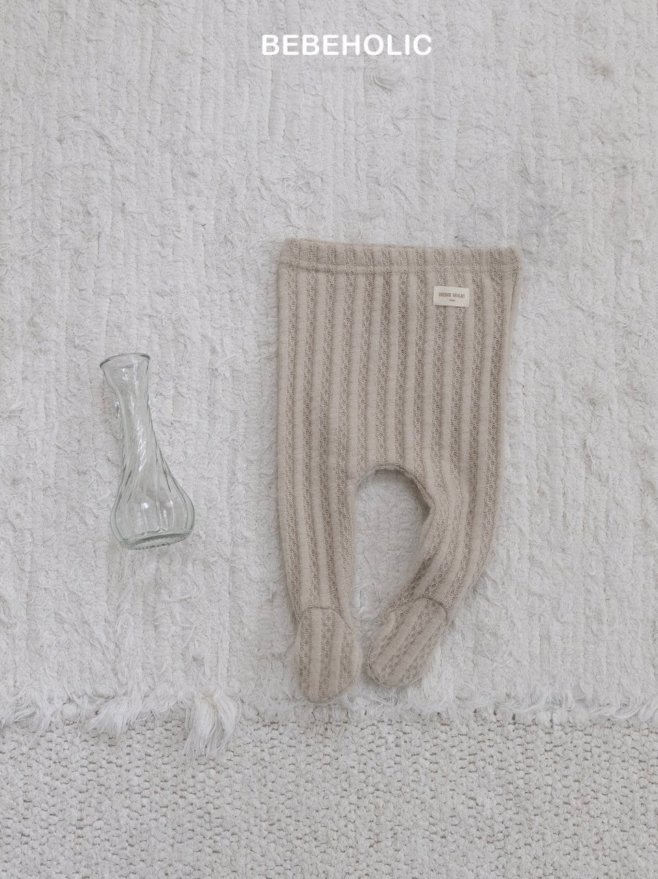 Texture footed leggings