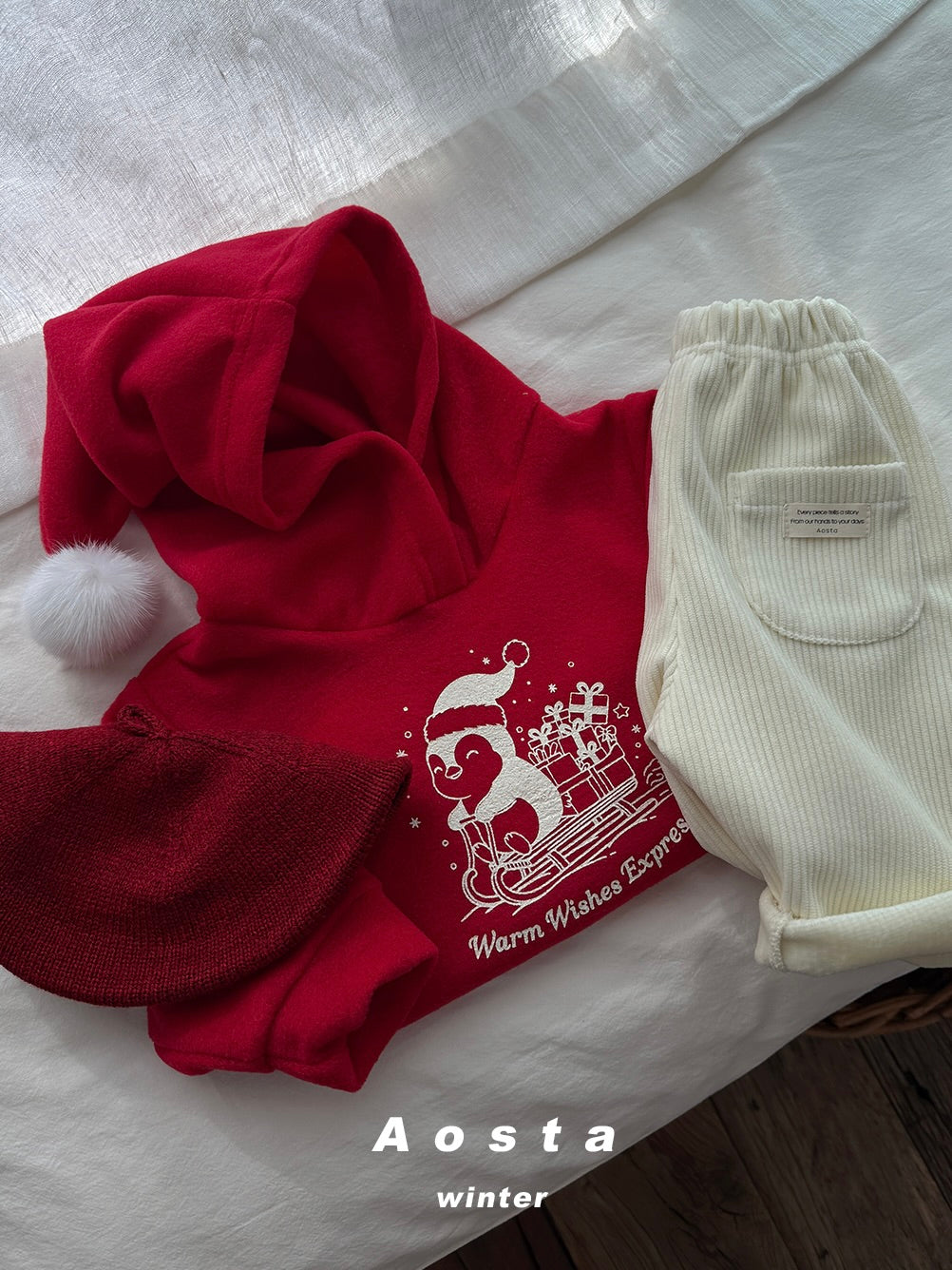 Winter penguin hoodie