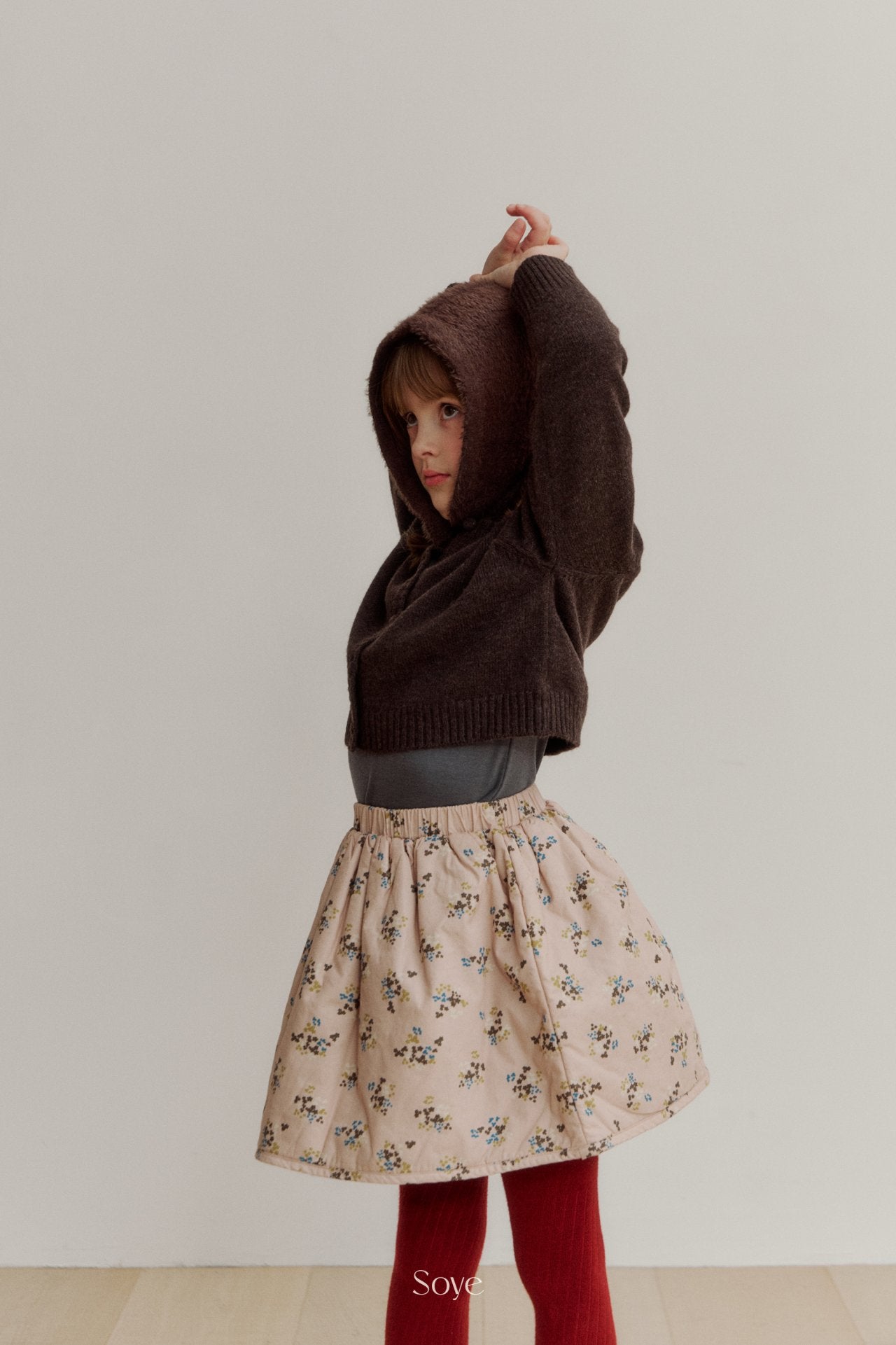 Pauline flower padding skirt