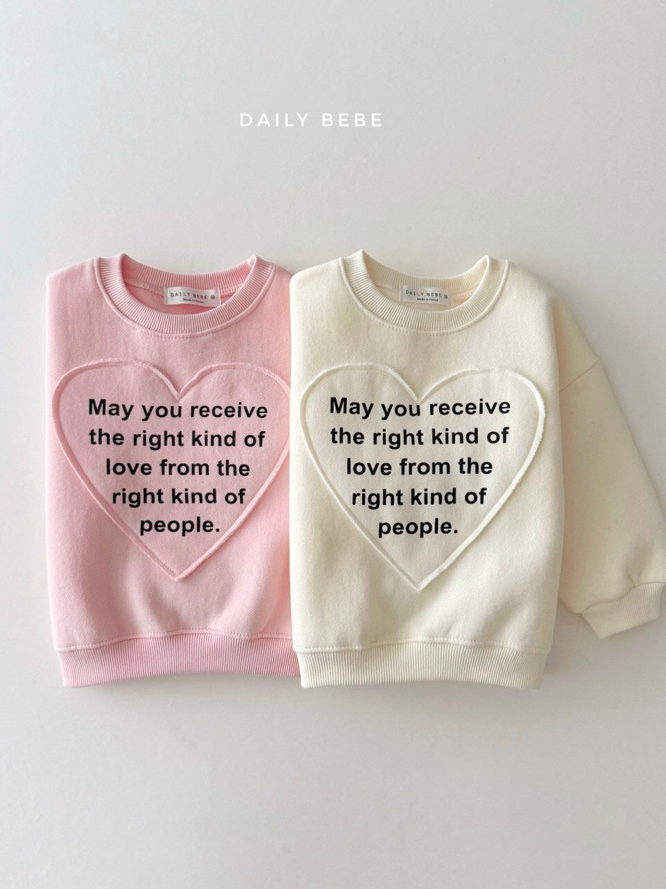 Heart patch sweatshirt