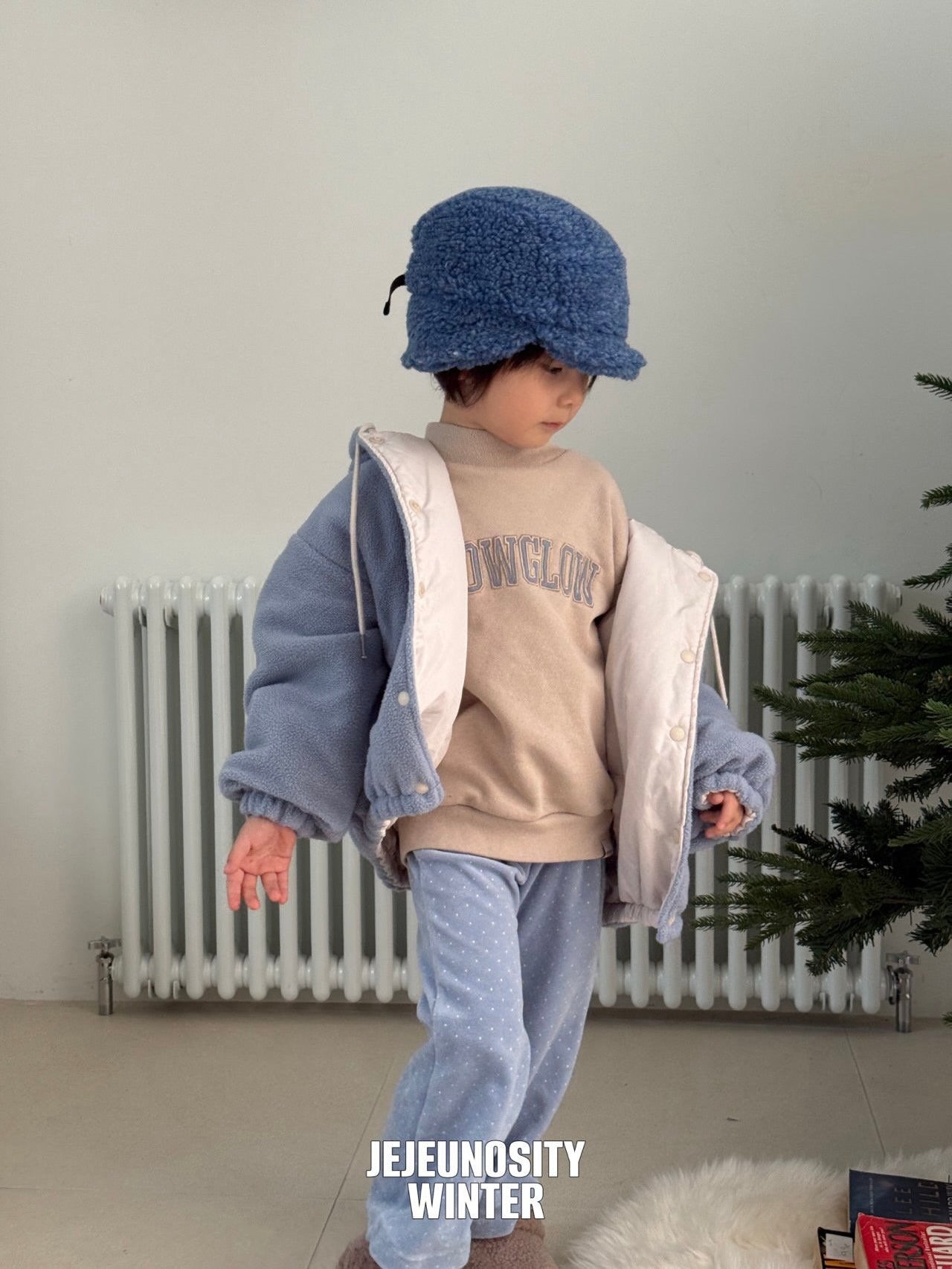 Ive reversible hooded jumper